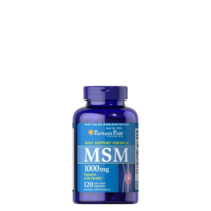 Puritan's pride - msm 1000 mg - joint support formula - 120 kapszula