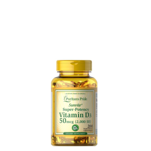 Puritan's pride - vitamin d3 2000 iu - 200 kapszula