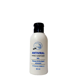 Angelsoft - antiviral hand sanitizer gel - alkoholos kézfertőtlenítő zselé - 80 ml
