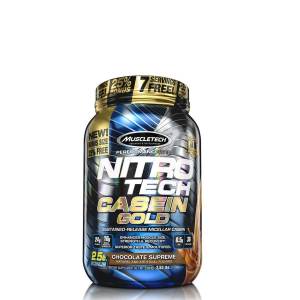 Muscletech - nitro tech casein gold - 2,5 lbs - 1140 g