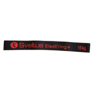 Sveltus - elasti ring alakformáló gumiszalag - 65 x 4 cm - fekete, erős