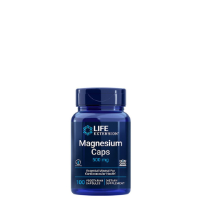 Life extension - magnesium caps 500 mg - 4 forms of magnesium - 100 kapszula