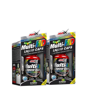 Amix - multi-hd liquid caps - multi vitamins and minerals complex - 2 x 60 kapszula