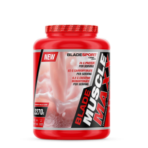 Blade sport - muscle maxx - carbohydrate and protein based drink powder with creatine - 2270 g