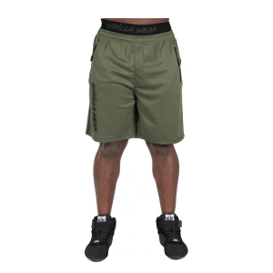 Gorilla wear - mercury mesh shorts - army green/black - mercury mesh rövidnadrág - katonazöld/fek...