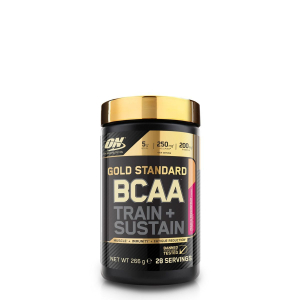 Optimum nutrition - gold standard bcaa - train+sustain - 266 g - exp 10/2021