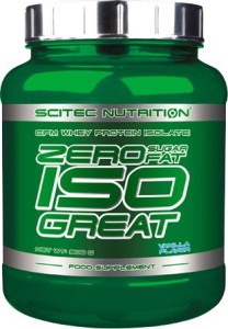 Scitec nutrition - zero sugar zero fat isogreat - 900 g - iso great